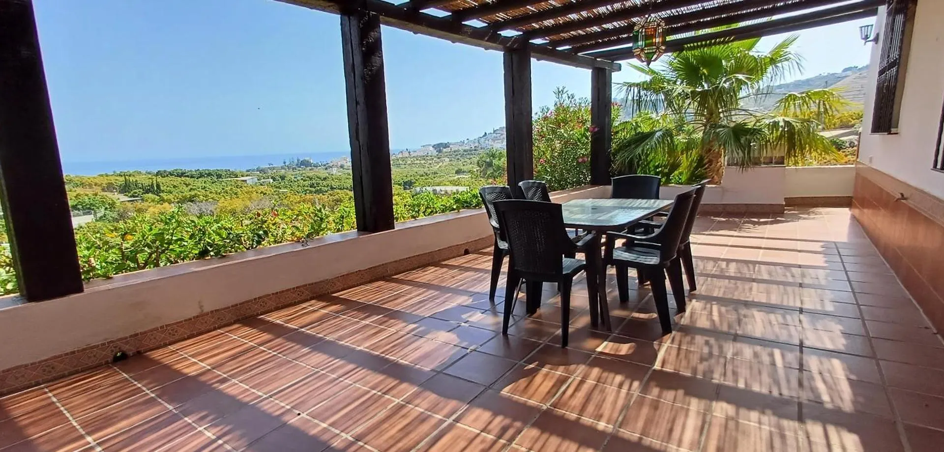 Encantador Cortijo Con Piscina Privada Y Vista Al Mar Malaga Villa